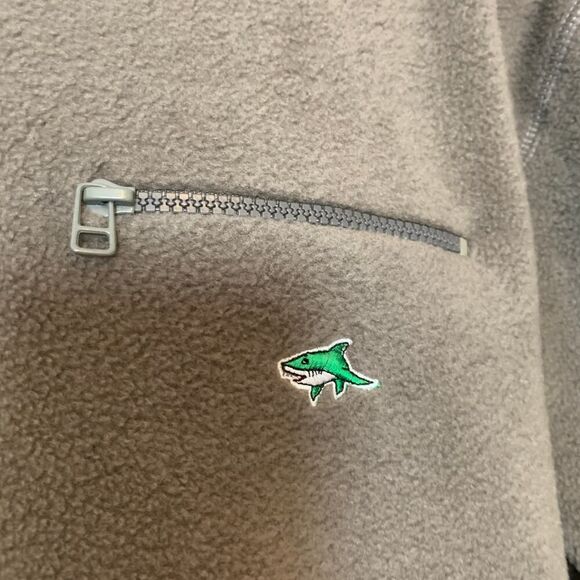 Le Shark 1/4 Zip Men's Size L Pullover Taupe Brown - Picture 6 of 9